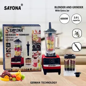 Sayona German Industrial 6000W Food Crusher Blender, EXTRA M