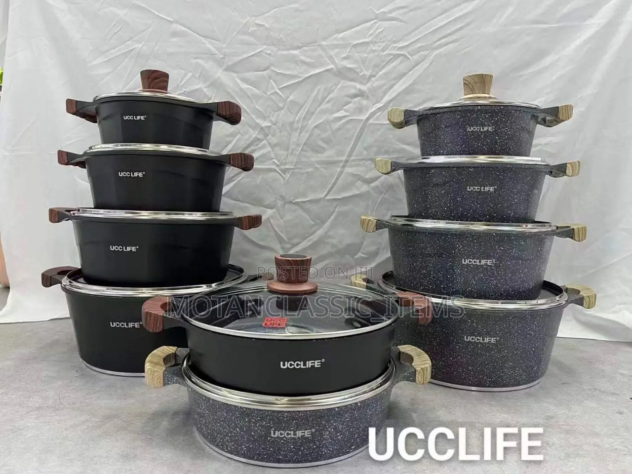 Quality Granite Non Stick Cookware/Pot Set