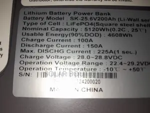 5kwh 200ah 24v Lithium Battery