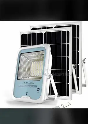 200w Solar Flood Light With Double Panels