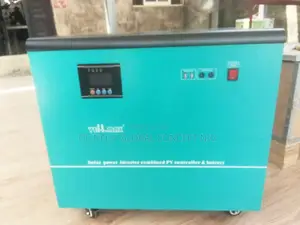Solar Power Generator, Inverter Pv Charge Controller Battery