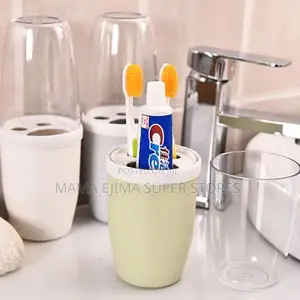 Couple Toothbrush Box Durable Couple Mouthwash Cup