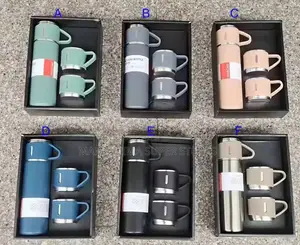 Double-Layer Stainless Steel Vacuum Thermos Cup Set Water