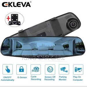 4.3" Dash Cam Car Rearview Mirror DVR Video Rec Camera Lens
