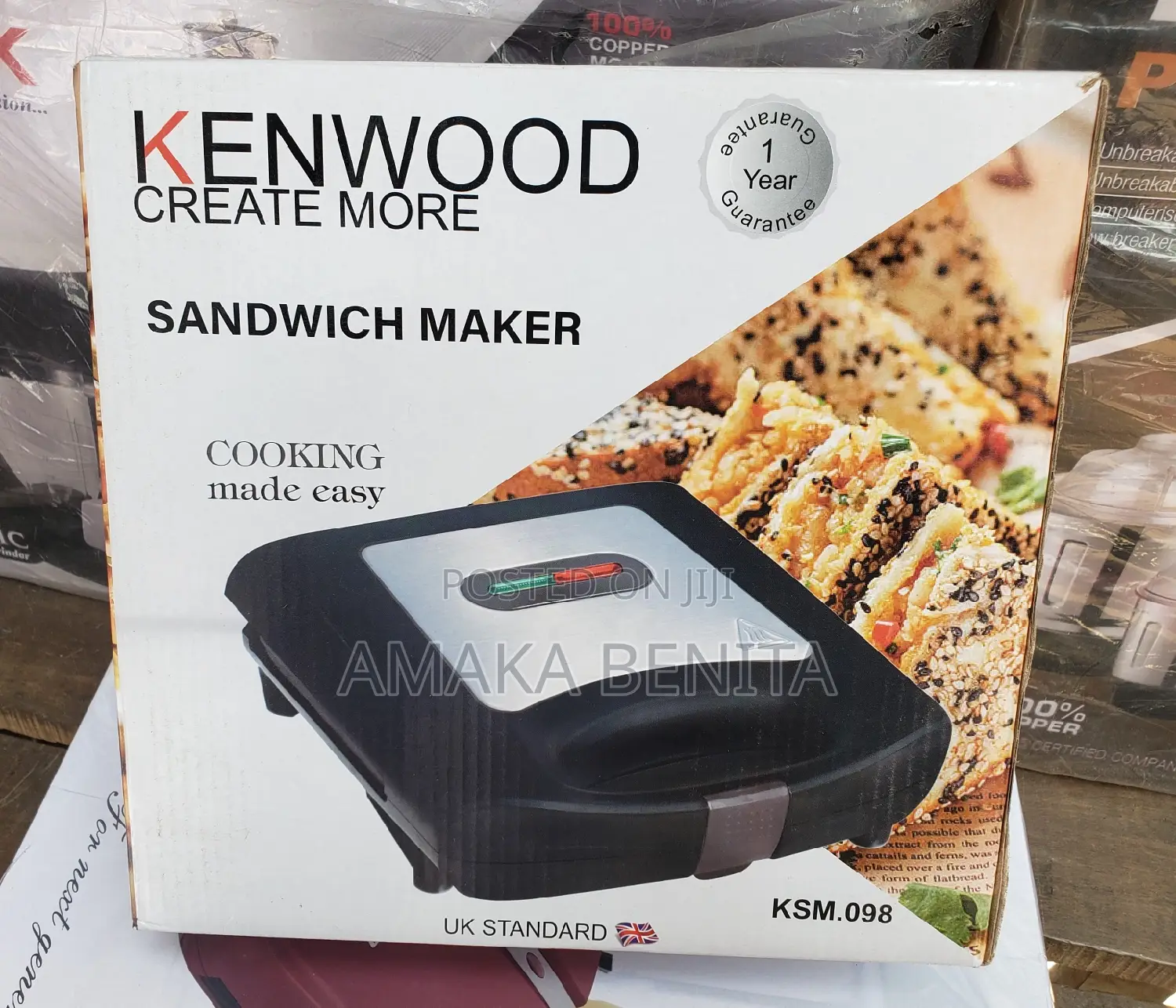 Kenwood Sandwich Maker 4slice