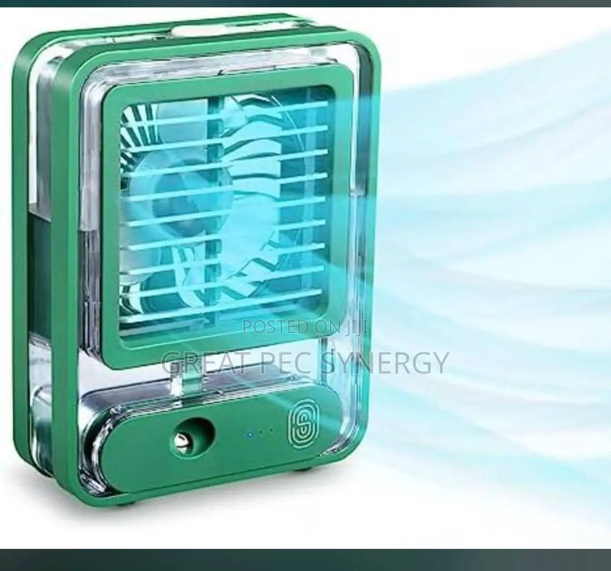 Transparent Light Air Conditioner Fan