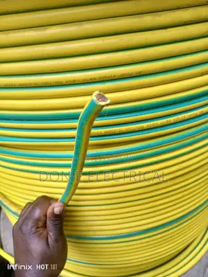 70mm Single Green Yellow Earth Cable