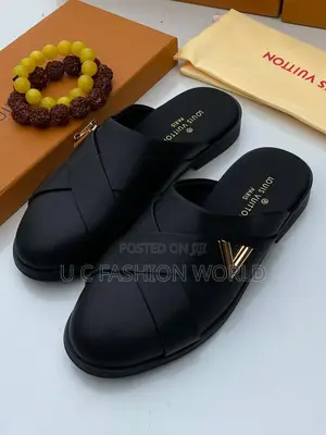 High Quality LV Half Shoe for Real Men
