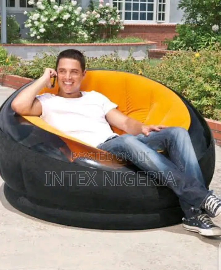 Yellow Inflatable Chair Intex Inflatable Empire Chair Inflatable Lounger - Yellow for sale ...