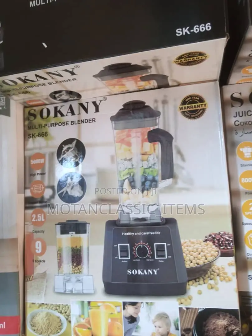 Sokany Strong Blender 2 Jars