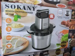 Sokany Food Processor and Yam Pounder 8ltrs