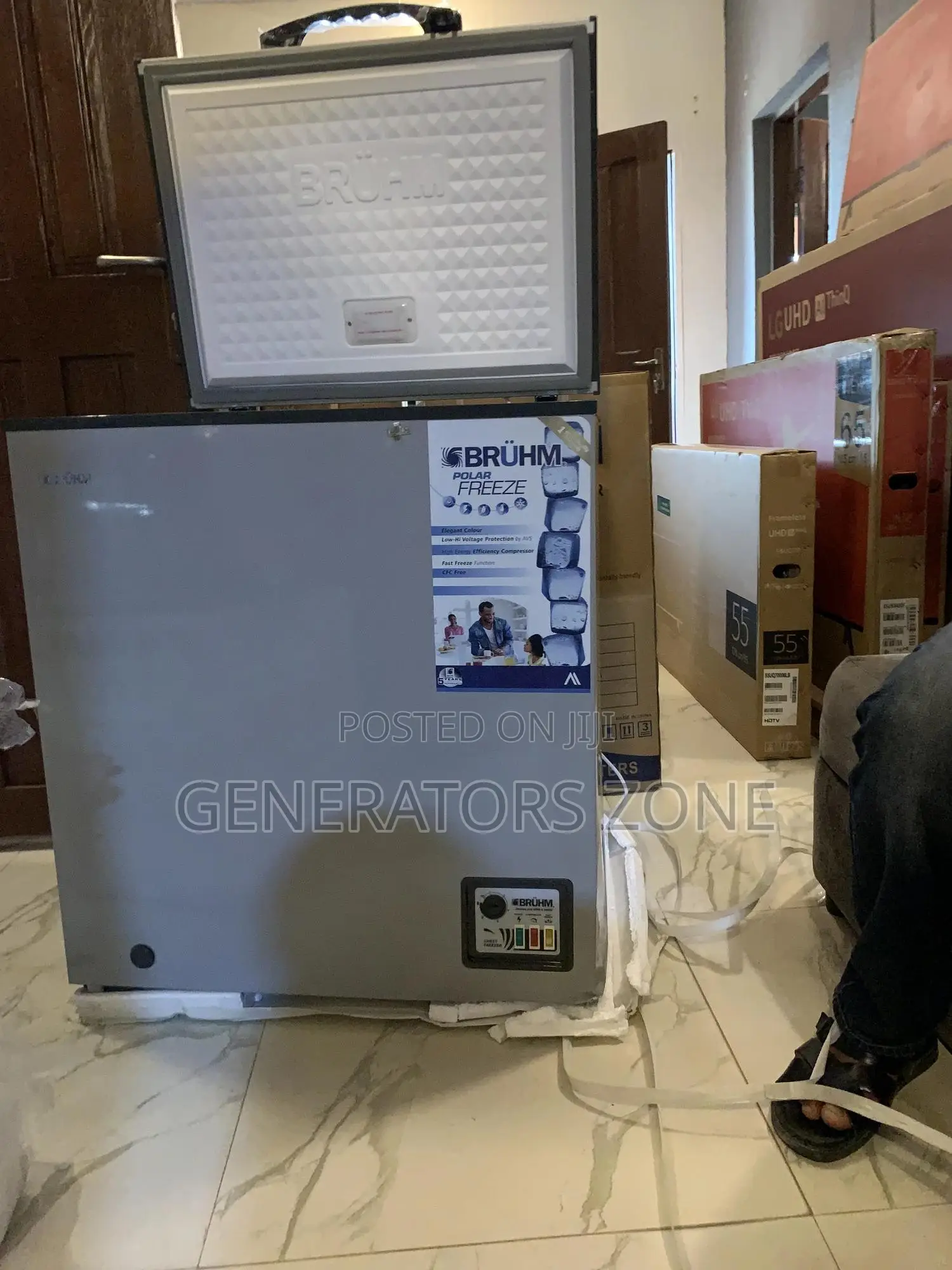 Convenient Lock Bruhm Cf| Freestanding 160mr Freezer
