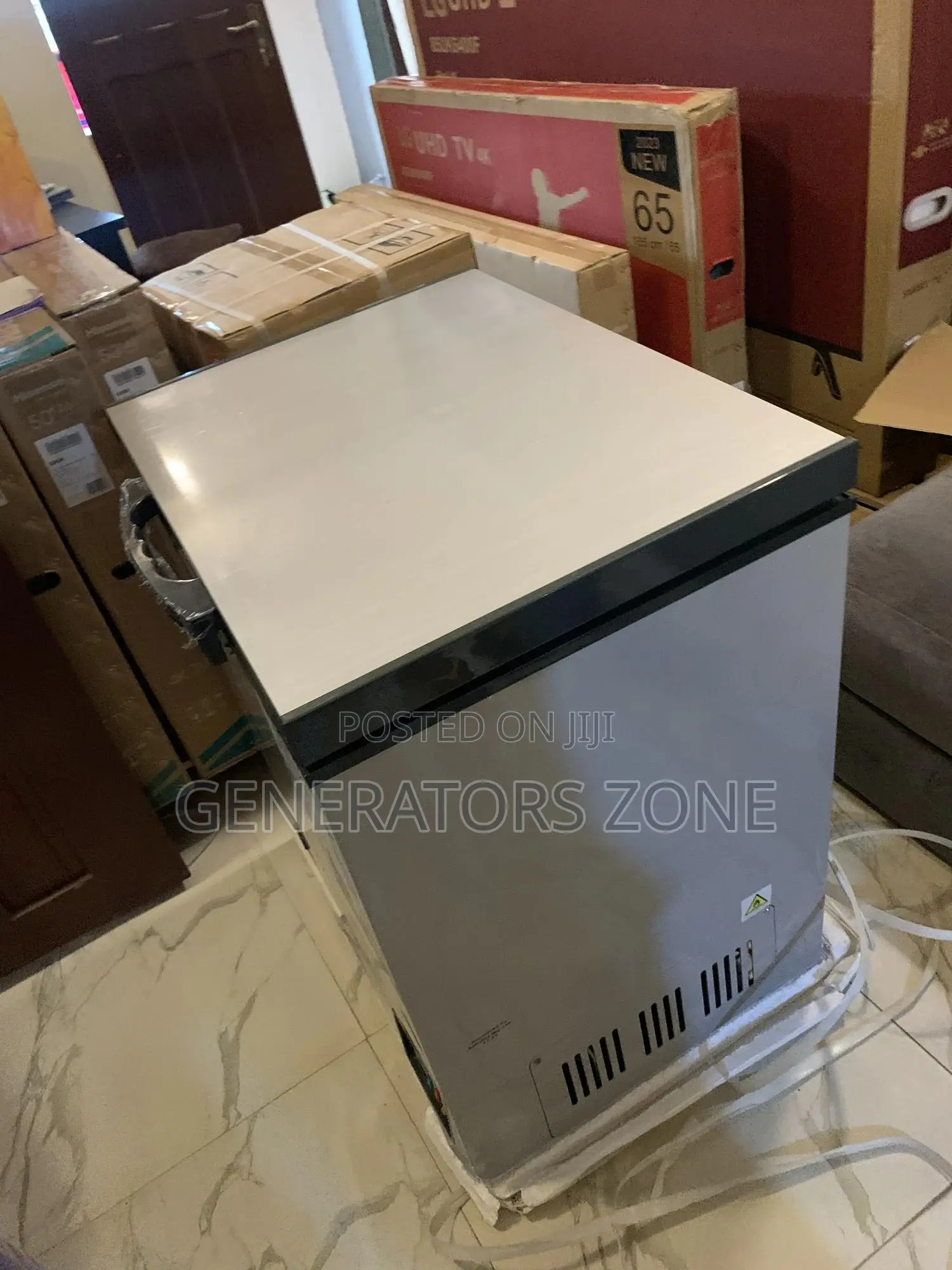 Super Freezing 160L Bruhm Chest Freezer( Silver)