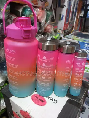 Beautiful Silicone 4 in 1 Set Water Bottle