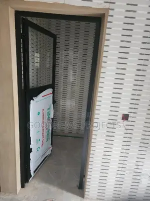 Black Aluminium Toilet Door