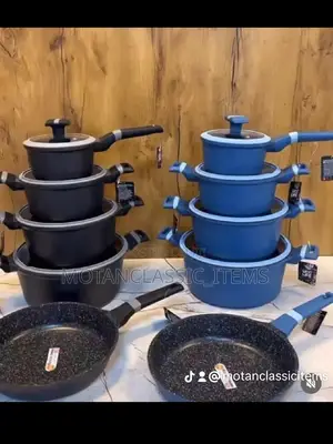 Quality Granite Non Stick Cookware/Pot Sets (10in1)