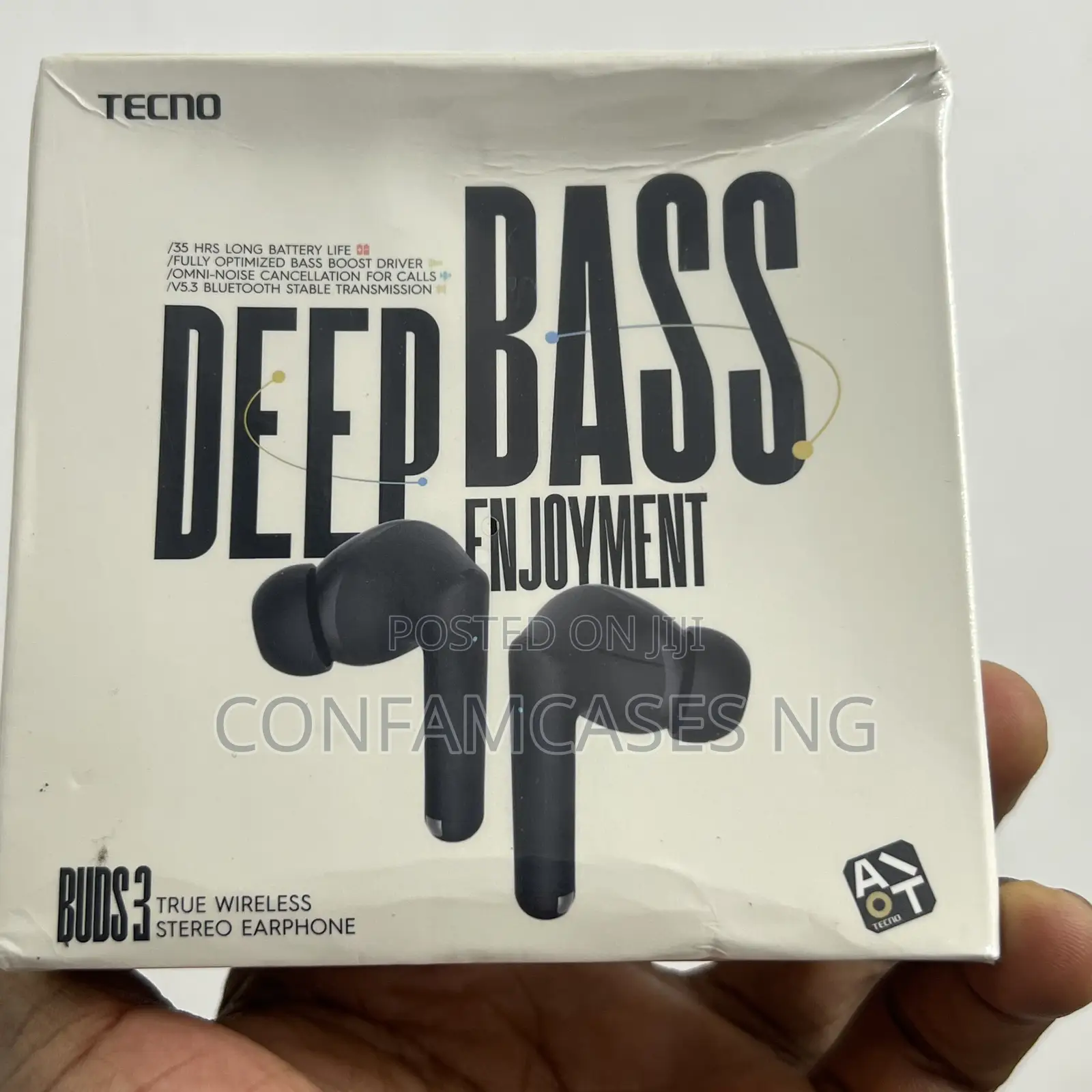 Tecno Buds 3 True Wireless Earbud With Enc