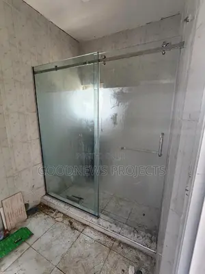 Frosted Privacy Shower Sliding