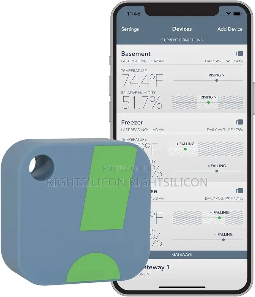 USA Thermometer/Hygrometer for iPhone/Android. USA Developed