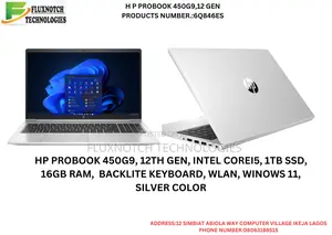 New Laptop HP ProBook 450 G9 16GB Intel Core i5 SSD 1T