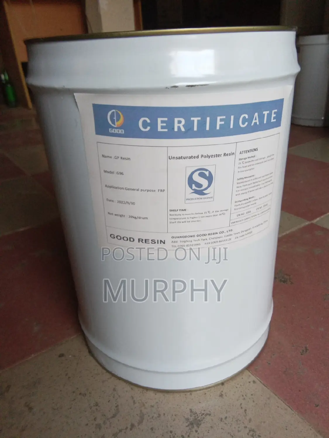 Polyester Fiber Glass Resin