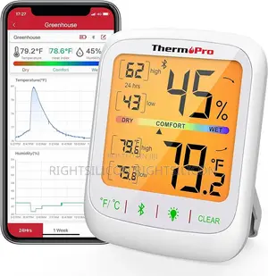USA Thermopro TP359 Bluetooth Hygrometer Thermometer, 260FT