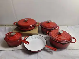 Cast Iron Pot Set 5 In 1, Cookware Set