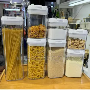 Food Storage Container Set
7pcs (Airtight, for Spaghetti Etc )