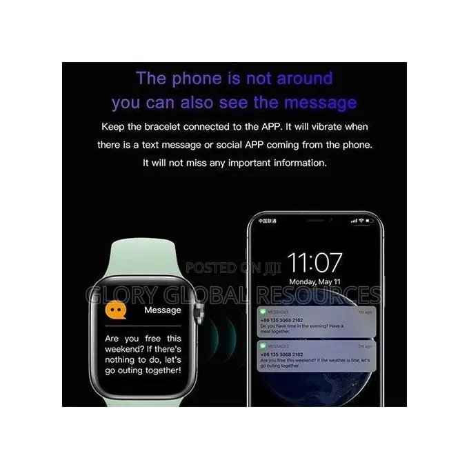 Full Touch Screen Smart Watch - For Android IOS