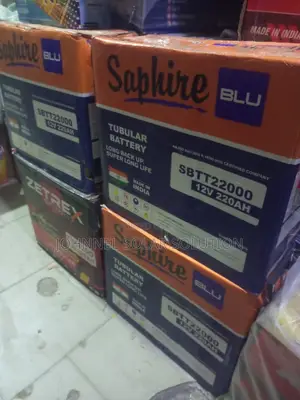 220ah 12v Saphine Solar Tall Tubular Battery