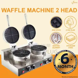 Commercial Double Waffle Maker