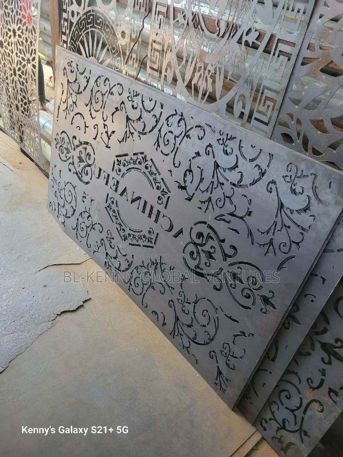 Laser Cut for House Design With Name on It