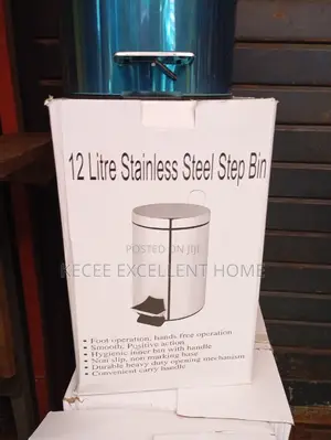 12 Liters Stainless Pedal Bin