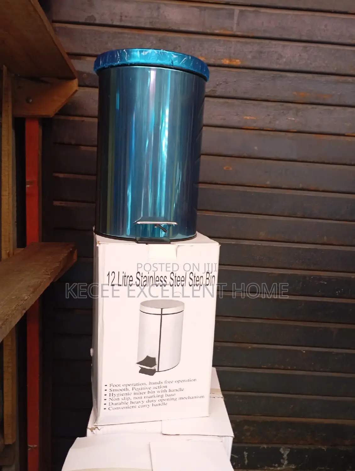 12 Liters Stainless Pedal Bin