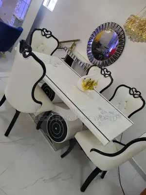 6seater Imported Turkish Marble Dining Table