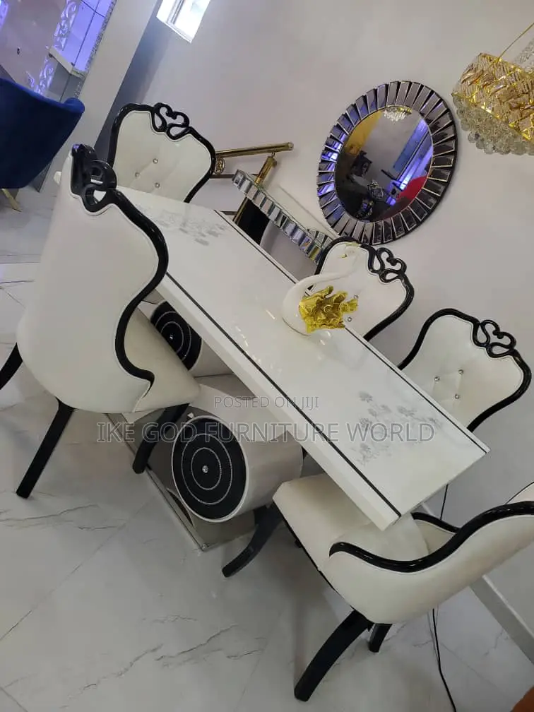 6seater Imported Turkish Marble Dining Table