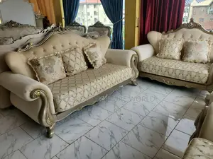 6seater Imported Turkish Royal Fabric Sofa Chair Quality