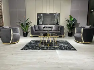 High Classic Turkish Contemporary Fabric Sofa Chair