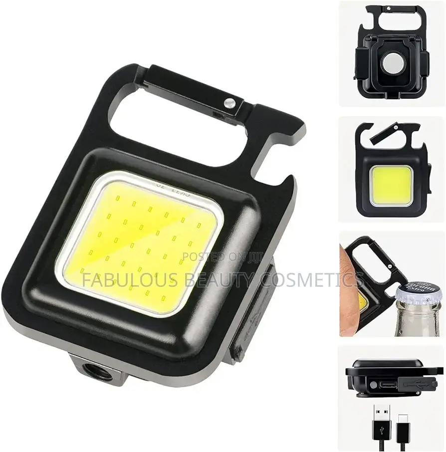 LED Floodlight, 4 Lighting Modes, Work Light, USB Recharg