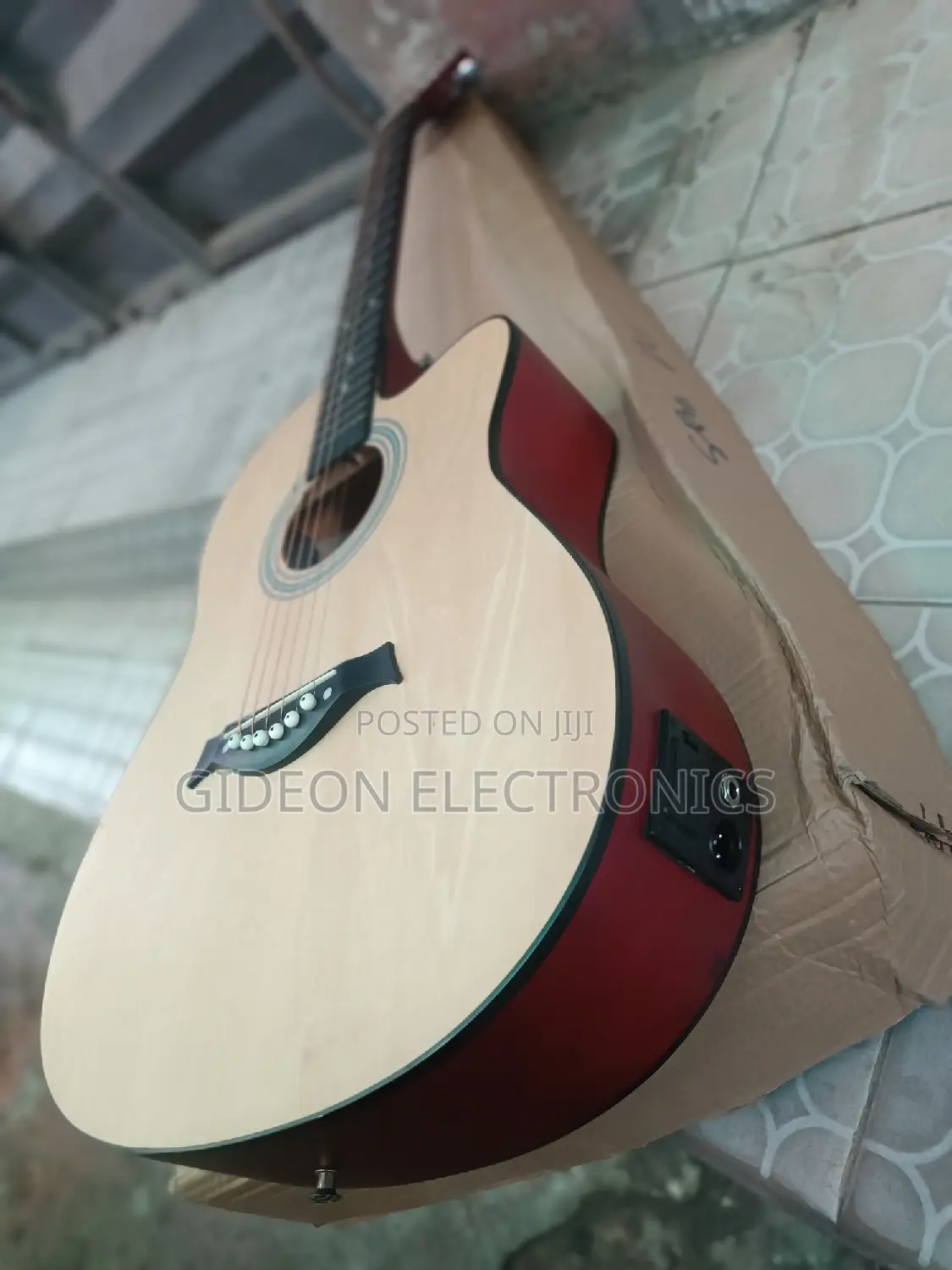 Semi Acoustic Guitar.