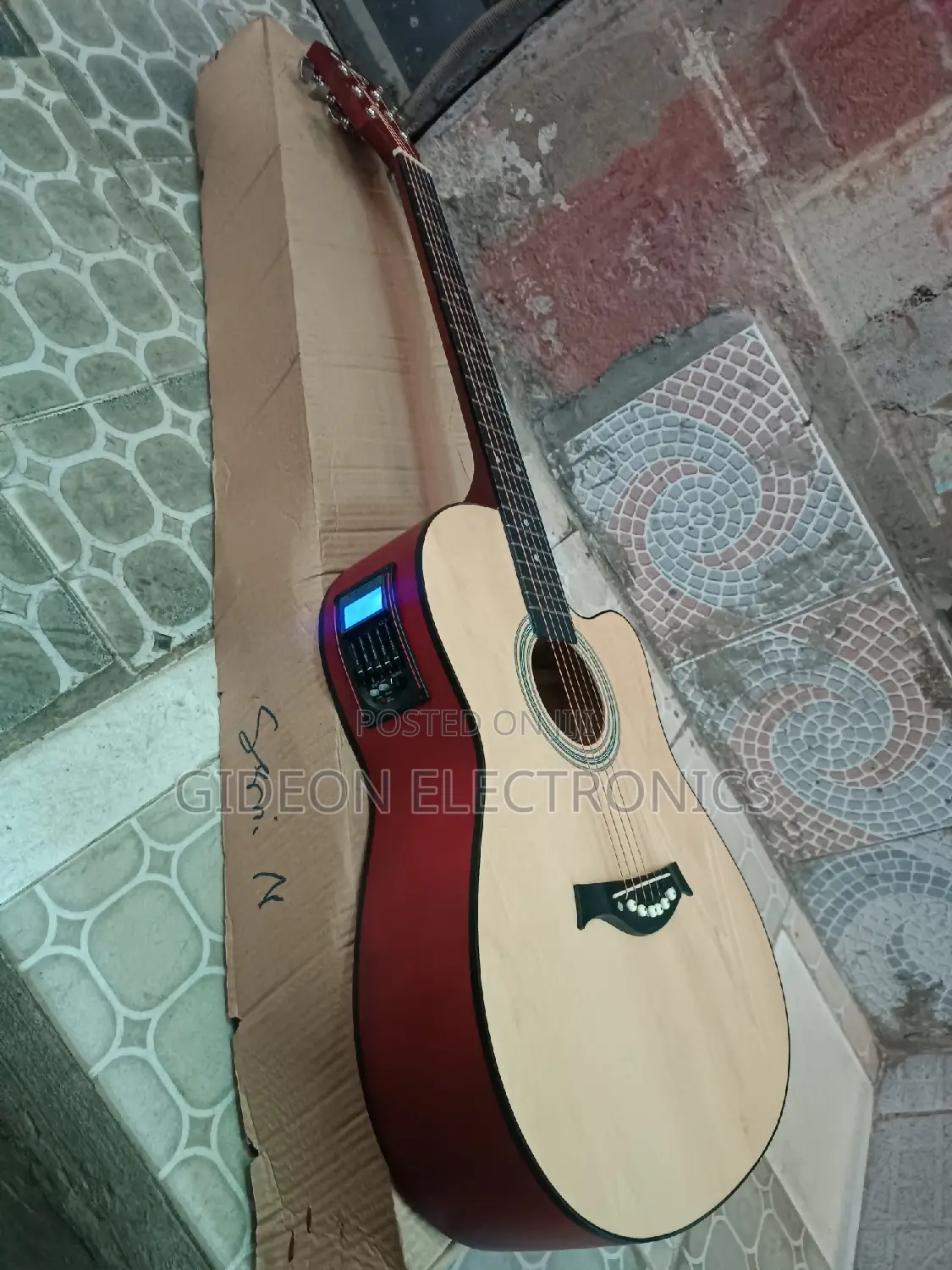 Semi Acoustic Guitar.