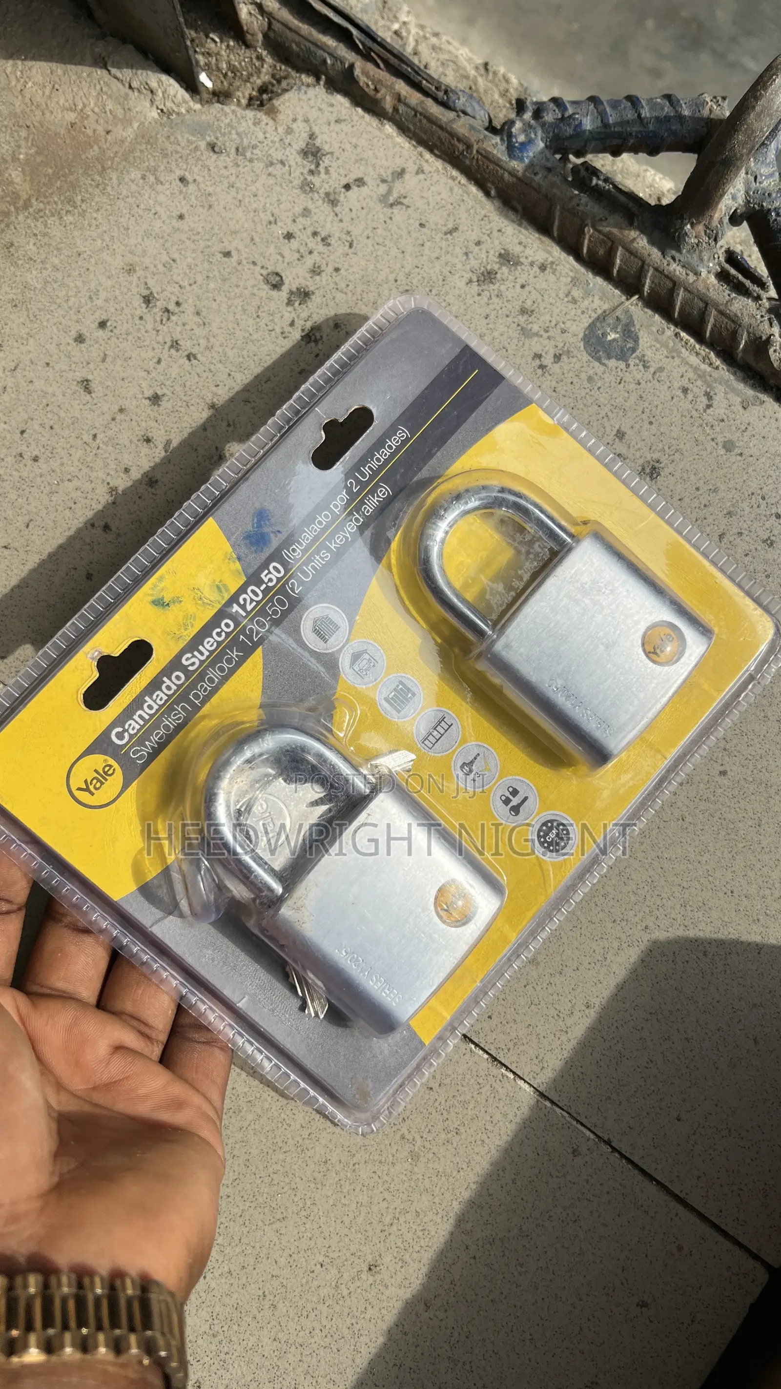 Yale Keyed Single Pack Padlock High Security