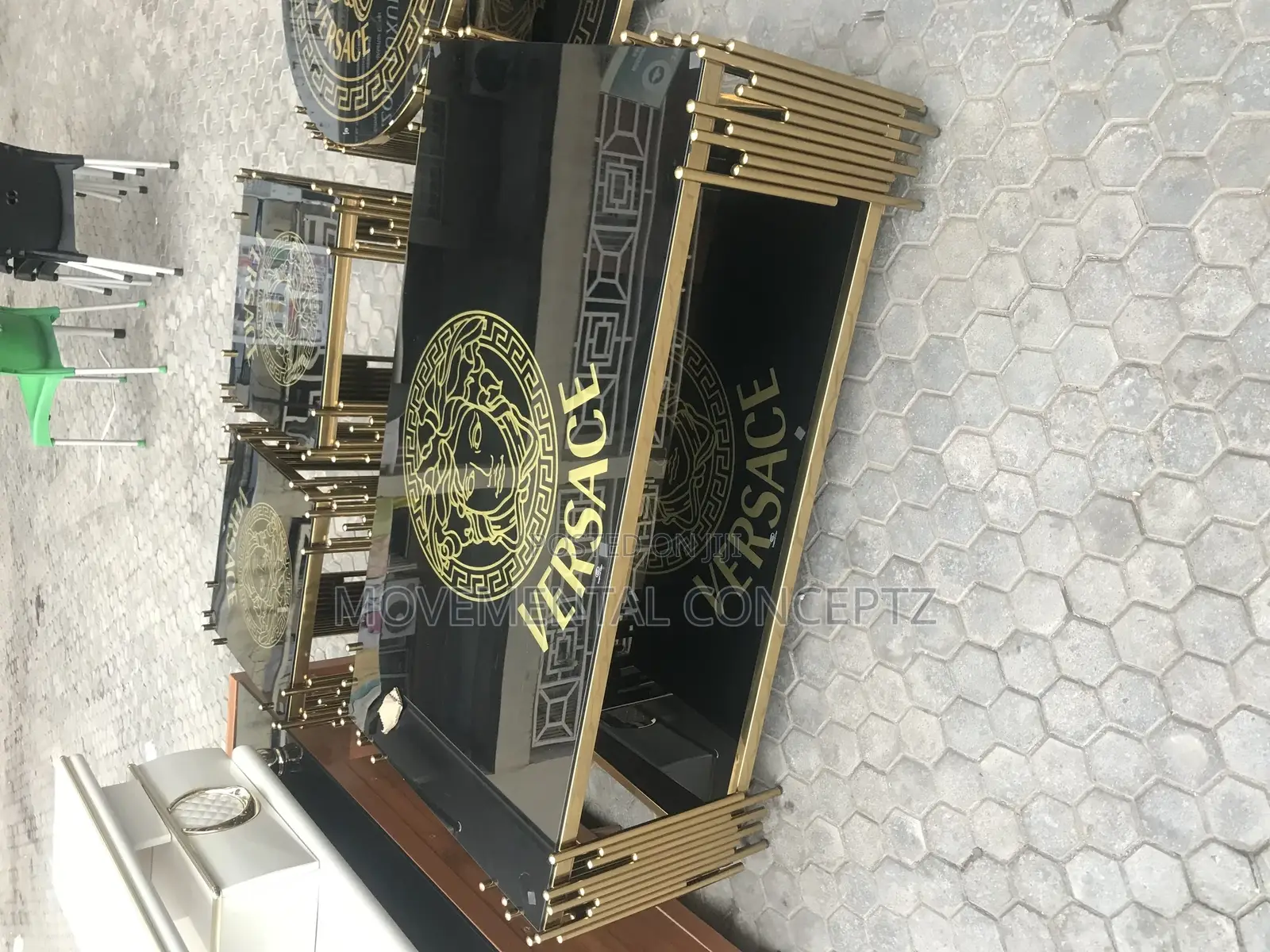 Versace Center Table With 2 Side Tables