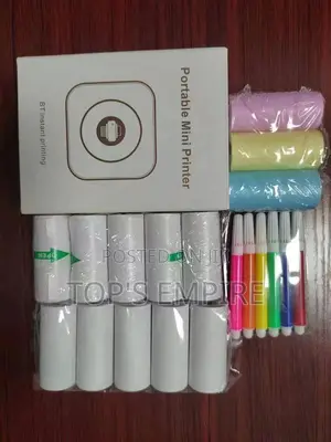 Rechargeable Thermal Printer + Free Colored White Paper in Lagos Island ...
