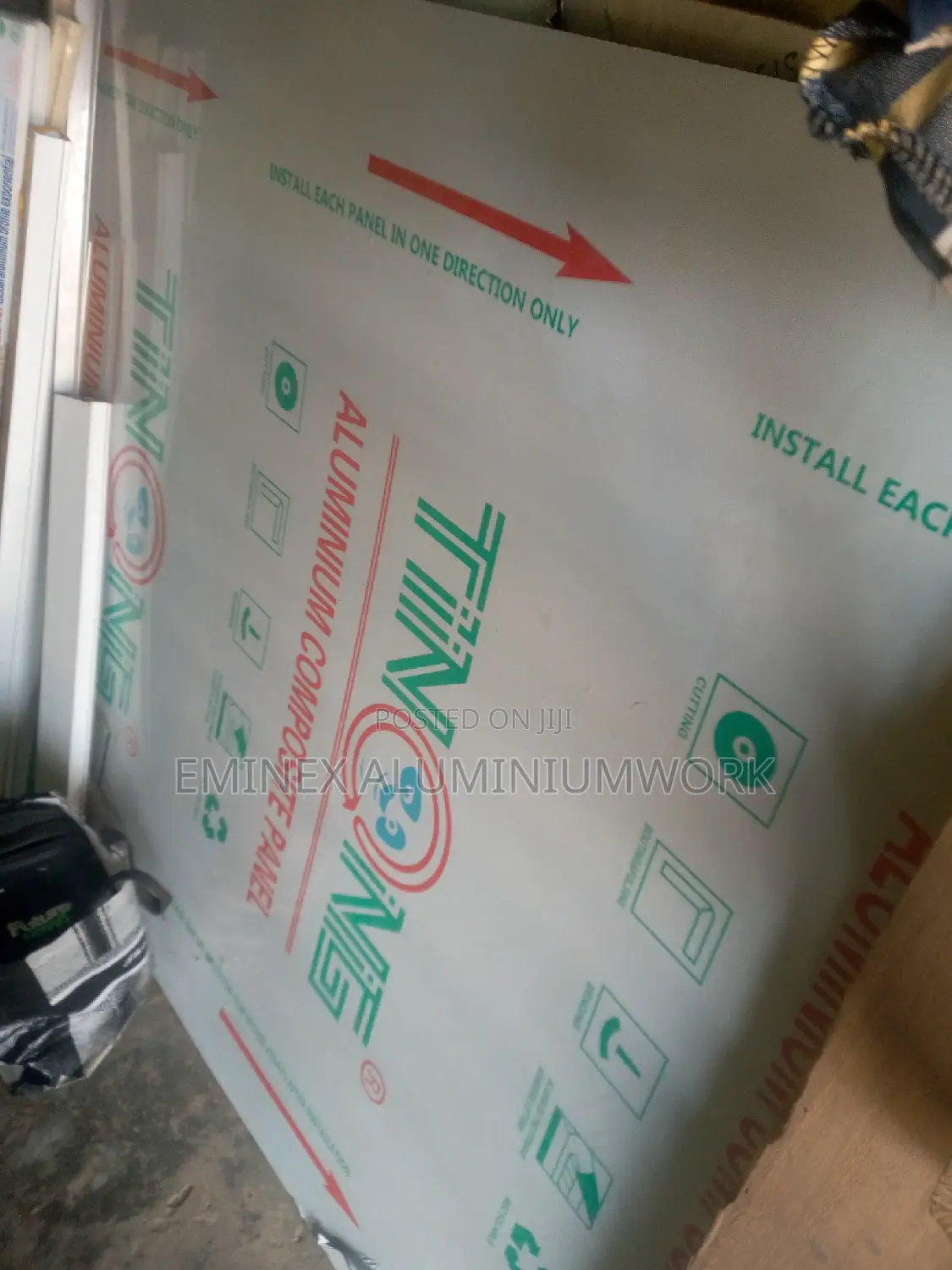 White Aluco Bond Board White Colour ( Partition)