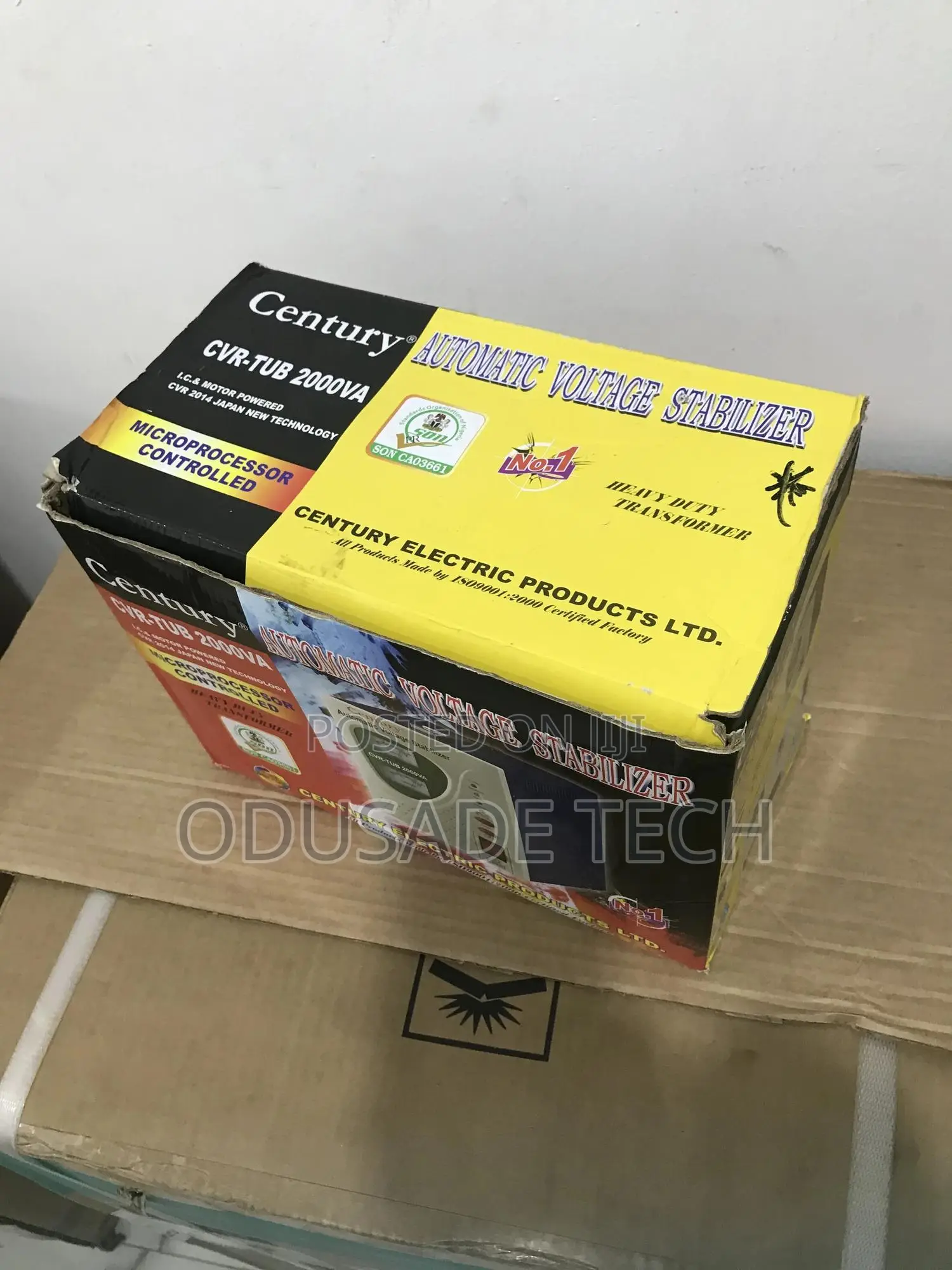 Century 2000va Automatic Voltage Stabilizer Brand New
