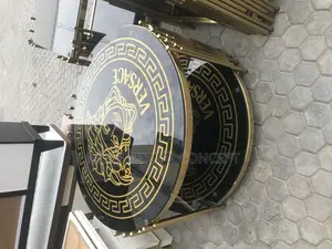 Versace Gold Center Table With 2 Side Tables