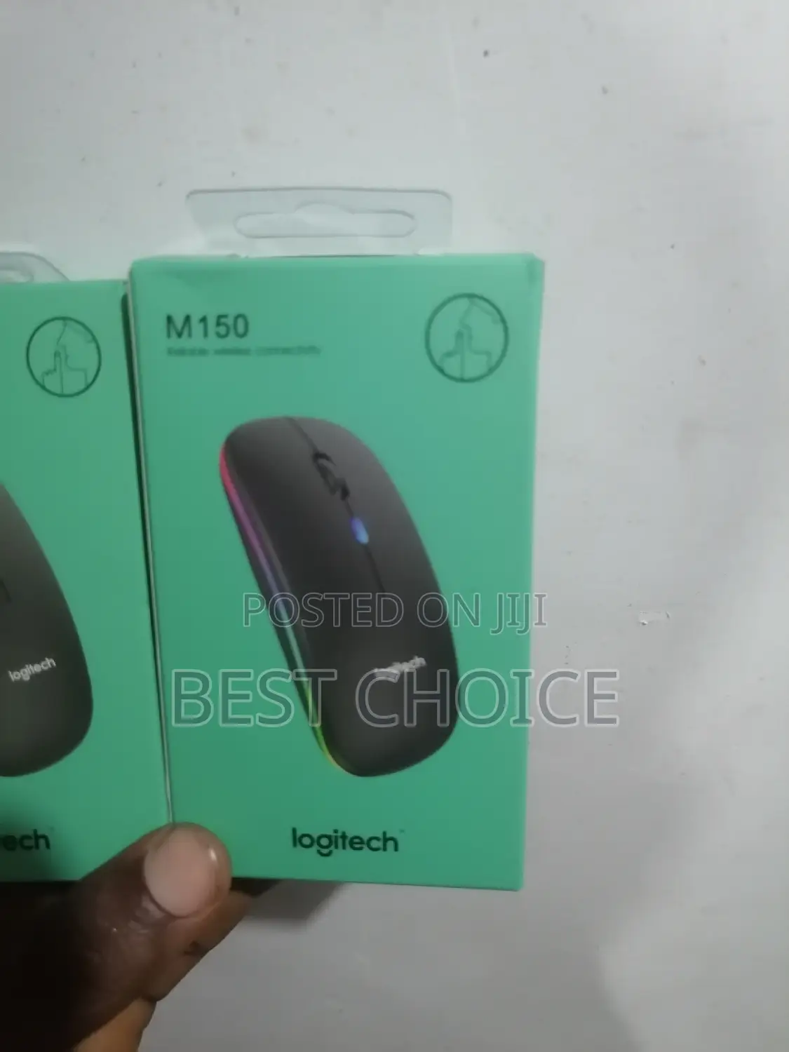 Logitech M150 Silent Wireless Rechargeable MOUSE LED Light
