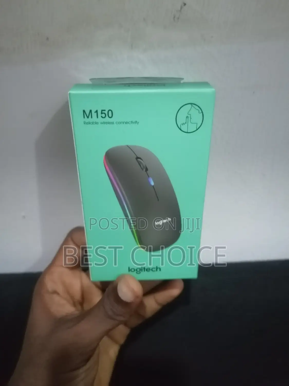 Logitech M150 Silent Wireless Rechargeable MOUSE LED Light