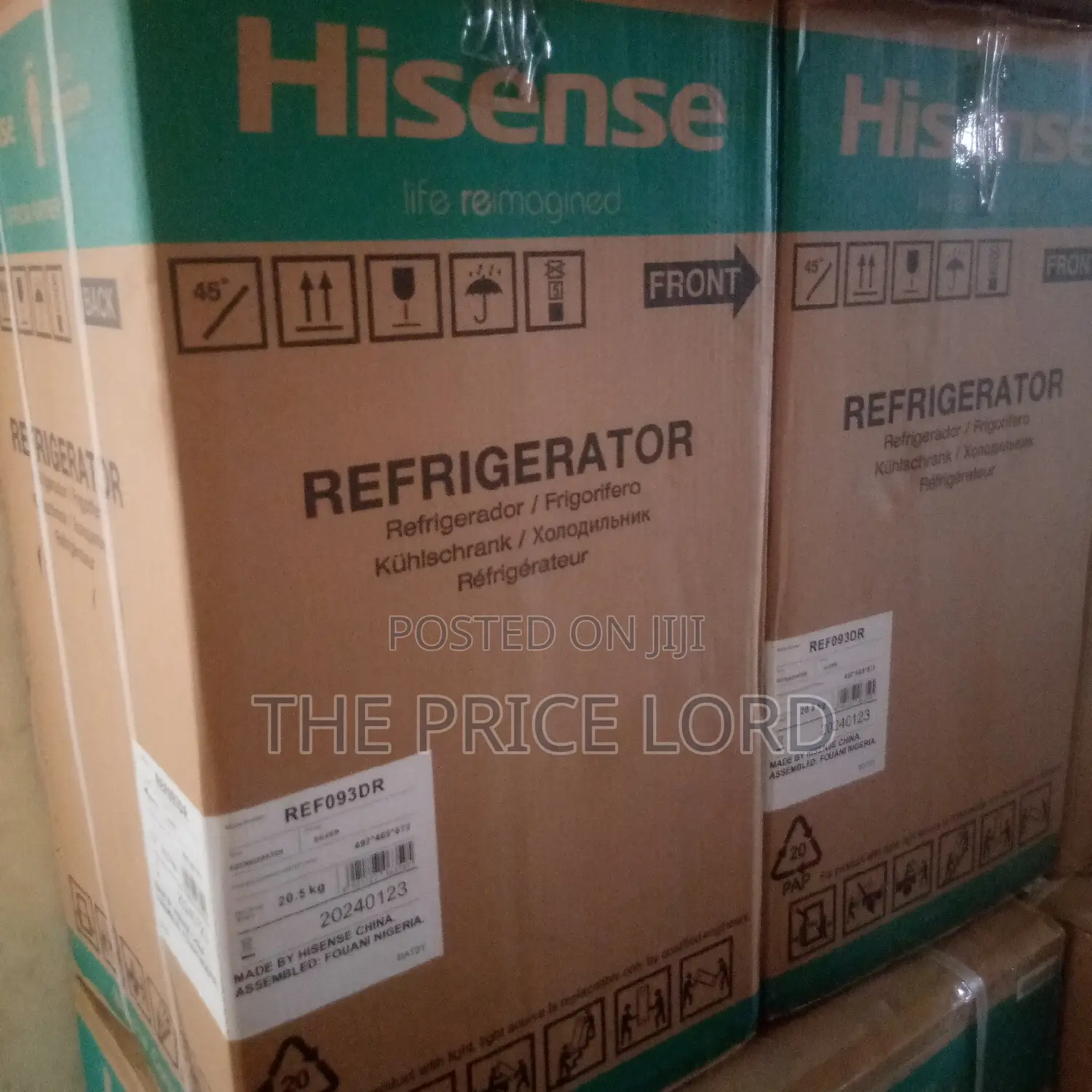 Hisense Refrigerator Ref 093 Dr